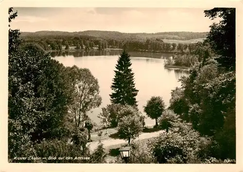 AK / Ansichtskarte  Chorin Kloster Chorin Blick auf den Amtssee Chorin