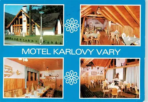 AK / Ansichtskarte 73883622 Karlovy_Vary_Karlsbad Motel Karlovy Vary Restaurant Hajowna 