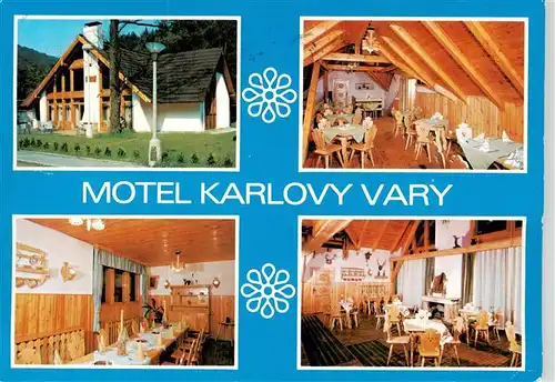 AK / Ansichtskarte  Karlovy_Vary_Karlsbad Motel Karlovy Vary Restaurant Hajowna 