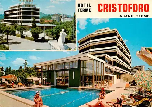 AK / Ansichtskarte 73883629 Abano_Terme Hotel Terme Cristoforo Pool Abano Terme