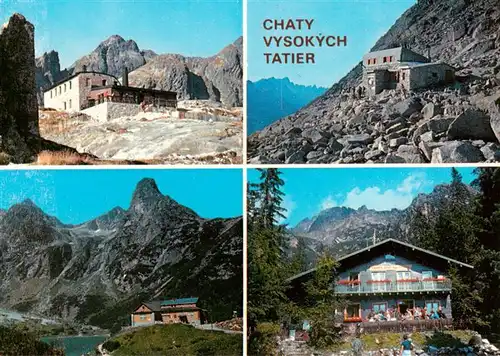 AK / Ansichtskarte 73883652 Vysoke_Tatry_SK Chaty Vysokych Tatier Chata pod RysmiBrncalova chata Chata kpt Nalepku 