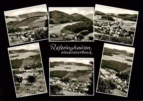 AK / Ansichtskarte 73883757 Referinghausen Panorama Luftkurort Teilansichten Landschaft Referinghausen