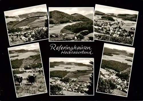 AK / Ansichtskarte  Referinghausen Panorama Luftkurort Teilansichten Landschaft Referinghausen