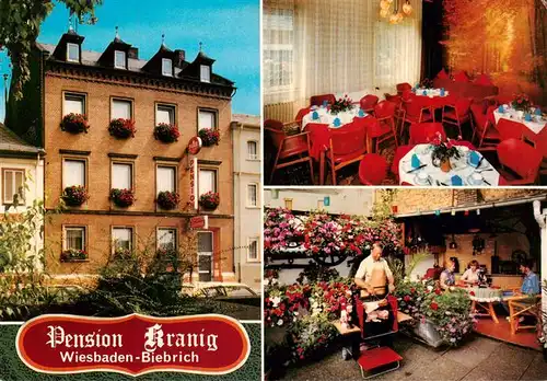 AK / Ansichtskarte  Biebrich_Wiesbaden Pension Kranig und Gaestehaus Biebrich_Wiesbaden