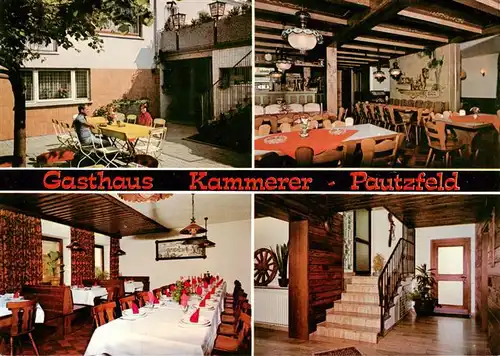 AK / Ansichtskarte 73883801 Pautzfeld Gasthof Pension Kammerer Gastraum Eingangshalle Pautzfeld