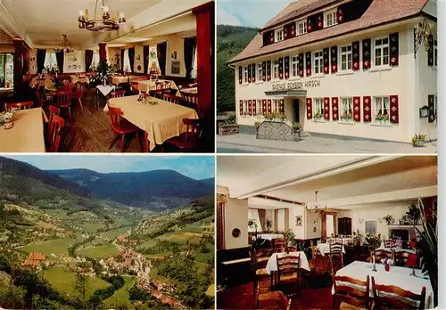 AK / Ansichtskarte 73883825 Seebach_Ortenaukreis Hotel Restaurant Hirsch Panorama Schwarzwald Seebach Ortenaukreis