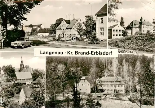 AK / Ansichtskarte  Langenau_Brand-Erbisdorf Ortsansichten Langenau Brand-Erbisdorf