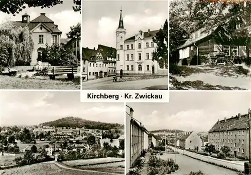 AK / Ansichtskarte  Kirchberg_Zwickau Ortsansichten Panorama Kirchberg Zwickau