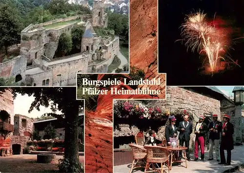 AK / Ansichtskarte  Landstuhl Burgspiele Pfaelzer Heimatbuehne Theater Konzerte Tanz Landstuhl