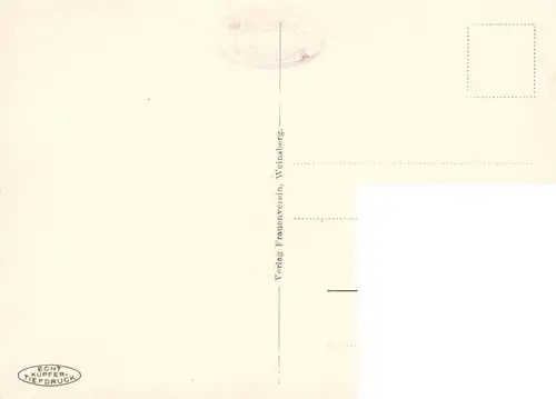 AK / Ansichtskarte  Weinsberg_BW Panorama Kupfertiefdruck 