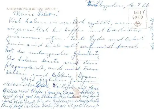 AK / Ansichtskarte  Berchtesgaden Altersheim Insula mit Goell und Brett Berchtesgadener Alpen Berchtesgaden