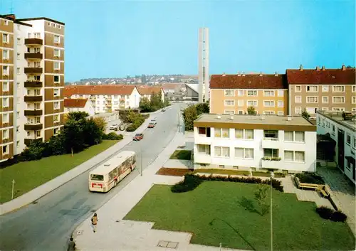 AK / Ansichtskarte 73883859 Bad_Salzgitter Suedstadt mit Eichendorff-Platz und Dreifaltigkeitskirche Bad_Salzgitter