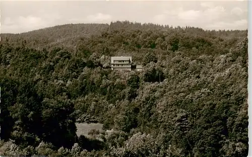 AK / Ansichtskarte  Bad_Sooden-Allendorf Berggasthof Ahrenberg Fliegeraufnahme Bad_Sooden-Allendorf