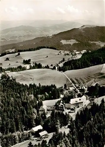 AK / Ansichtskarte  Scheidegg_Allgaeu Prinzregent Luitpold Kinderklinik Fliegeraufnahme Scheidegg Allgaeu