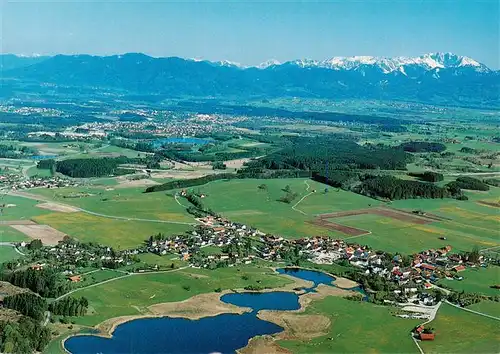 AK / Ansichtskarte  Iffeldorf mit Naturschutzgebiet Osterseen Fliegeraufnahme Iffeldorf