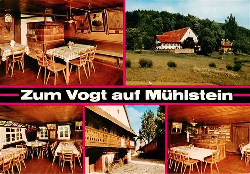 AK / Ansichtskarte 73883948 Nordrach Gasthaus Zum Vogt auf Muehlstein Gastraeume Nordrach
