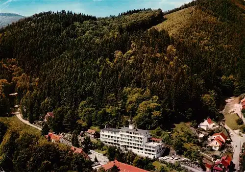 AK / Ansichtskarte  Bad_Lauterberg Kneipp Sanatorium Dr von Plachy Fliegeraufnahme Bad_Lauterberg