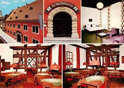 AK / Ansichtskarte 73883956 Volkach Kgl bayr Amtsgericht Altfraenkisches Gasthaus Volkach