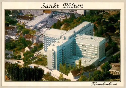 AK / Ansichtskarte  Sankt_Poelten Krankenhaus Fliegeraufnahme Sankt Poelten