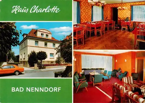 AK / Ansichtskarte  Bad_Nenndorf Haus Charlotte Gastraeume Bad_Nenndorf