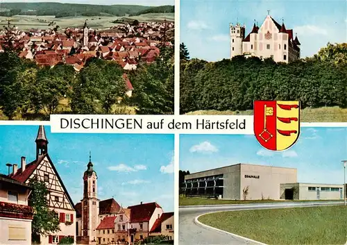 AK / Ansichtskarte 73884049 Dischingen Panorama Schloss Fachwerkhaus Egauhalle Dischingen