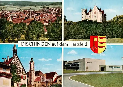 AK / Ansichtskarte  Dischingen Panorama Schloss Fachwerkhaus Egauhalle Dischingen