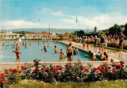 AK / Ansichtskarte  Bad_Hersfeld Schwimmbad Bad_Hersfeld