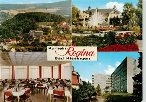 AK / Ansichtskarte  Bad_Kissingen Kurheim Regina Park Speisesaal Panorama Bad_Kissingen