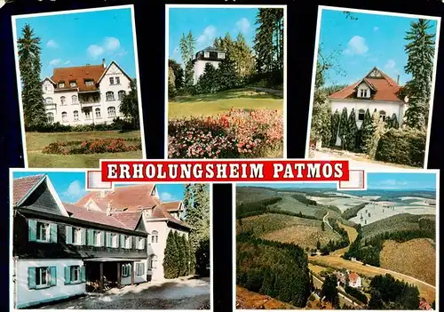 AK / Ansichtskarte  Geisweid_Siegen Erholungsheim Patmos Park Strasse Panorama 