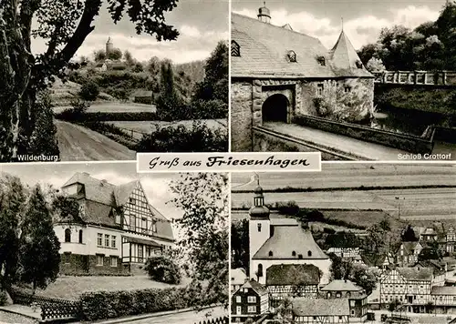 AK / Ansichtskarte  Friesenhagen Wildenburg Schloss Crottorf Teilansichten Friesenhagen