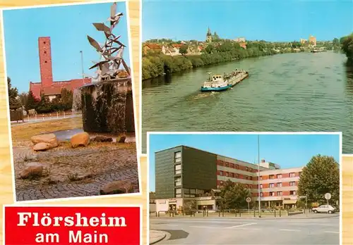 AK / Ansichtskarte 73884158 Floersheim_Main Teilansichten Mainpartie Floersheim Main