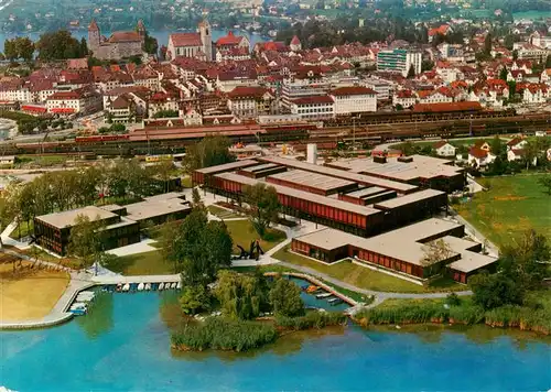 AK / Ansichtskarte  Rapperswil_-Jona_Rapperswyl_Zuerichsee_SG mit Ingenieurschule ITR Fliegeraufnahme 