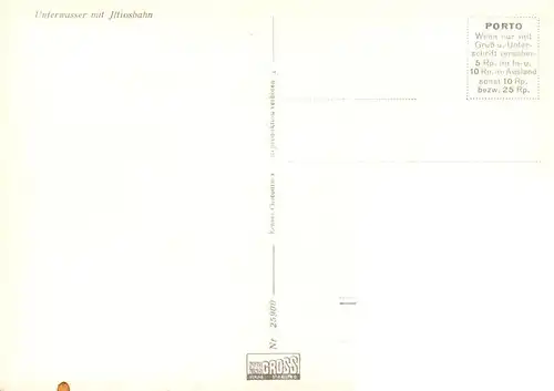 AK / Ansichtskarte  Unterwasser__Toggenburg_SG mit Iltiosbahn 