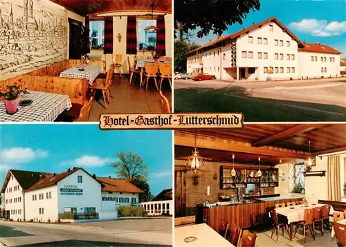 AK / Ansichtskarte 73884191 Brunnthal_Muenchen Hotel Gasthof Lutterschmid Gastraeume Brunnthal Muenchen