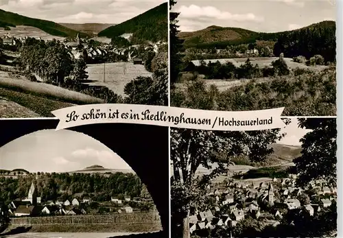 AK / Ansichtskarte  Siedlinghausen_Winterberg Panorama Ferienort 