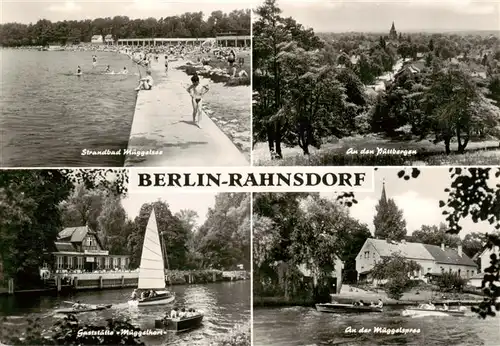 AK / Ansichtskarte  Rahnsdorf_Berlin Strandbad Mueggelsee Gaststaette Mueggelhort Puttberg Mueggelspree Rahnsdorf Berlin