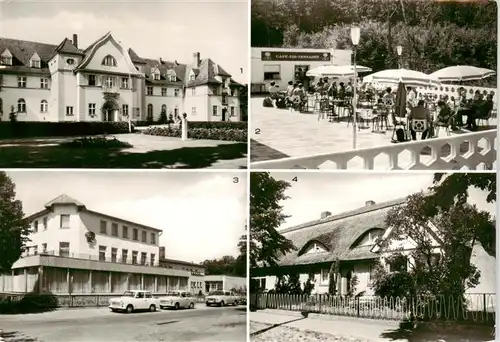 AK / Ansichtskarte  Graal-Mueritz_Ostseebad Sanatorium Assmann Café-Eis-Terrasse Reisebuerohotel Seestern Ortsmotiv Graal-Mueritz_Ostseebad