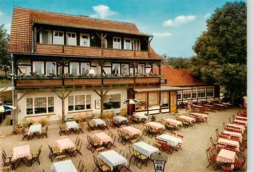 AK / Ansichtskarte  Bad_Sooden-Allendorf Berggasthof Ahrenberg Freiterrasse Bad_Sooden-Allendorf