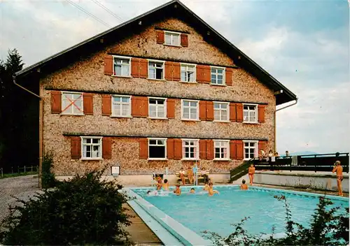 AK / Ansichtskarte 73884321 Dornbirn_Vorarlberg_AT Ferienheim Maien Schwimmbad 