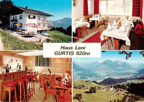 AK / Ansichtskarte  Gurtis_Nenzing_Vorarlberg_AT Haus Leni Bar Gastraum Panorama 