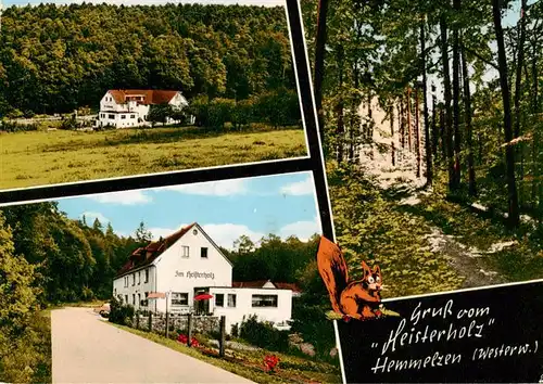 AK / Ansichtskarte  Hemmelzen Gasthaus Pension Im Heisterholz Waldpartie Hemmelzen