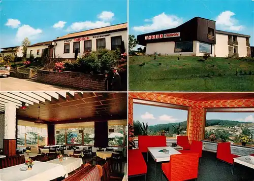 AK / Ansichtskarte  Hassenroth_Hoechst _Odenwald Hotel Dachsrain Cafe Talblick Gastraeume 