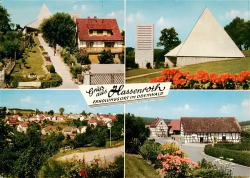 AK / Ansichtskarte  Hassenroth_Hoechst _Odenwald Ortspartien Panorama 