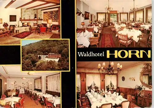 AK / Ansichtskarte 73884396 Iserlohn Waldhotel Horn Restaurant Iserlohn