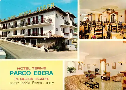 AK / Ansichtskarte 73884399 Ischia_Porto_IT Hotel Terme Parco Edera Restaurant Empfangshalle 