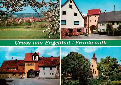 AK / Ansichtskarte  Engelthal_Mittelfranken Panorama Stadttore Kirche Engelthal Mittelfranken