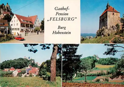 AK / Ansichtskarte  Hersbruck Gasthof Pension Felsburg Burg Hohenstein Panorama Hersbruck