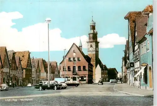 AK / Ansichtskarte  Lauf_Pegnitz Marktplatz Lauf Pegnitz