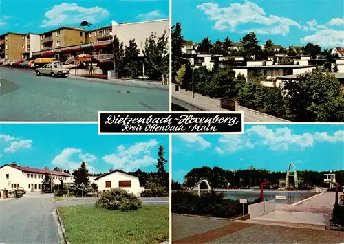 AK / Ansichtskarte  Hexenberg_Dietzenbach Ortspartien Schwimmbad Hexenberg Dietzenbach