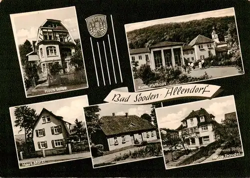 AK / Ansichtskarte  Bad_Sooden-Allendorf Haus Luise Kurmittelhaus Haus Marzi Haus Traudel Bad_Sooden-Allendorf